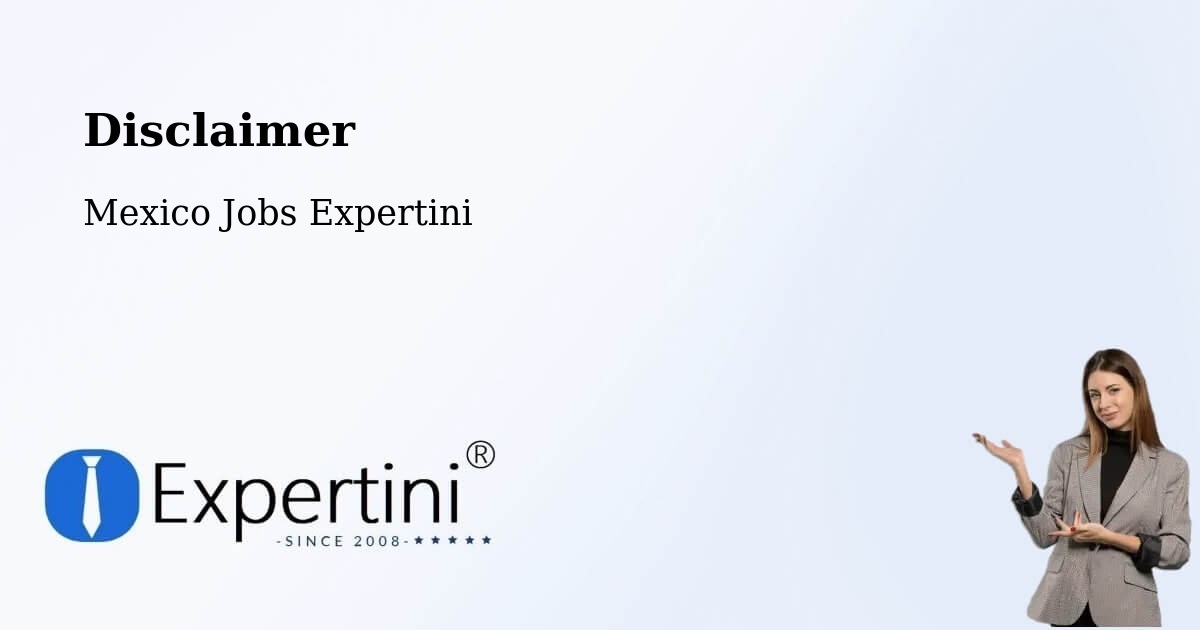 Disclaimer – Temapache - Mexico Jobs Expertini